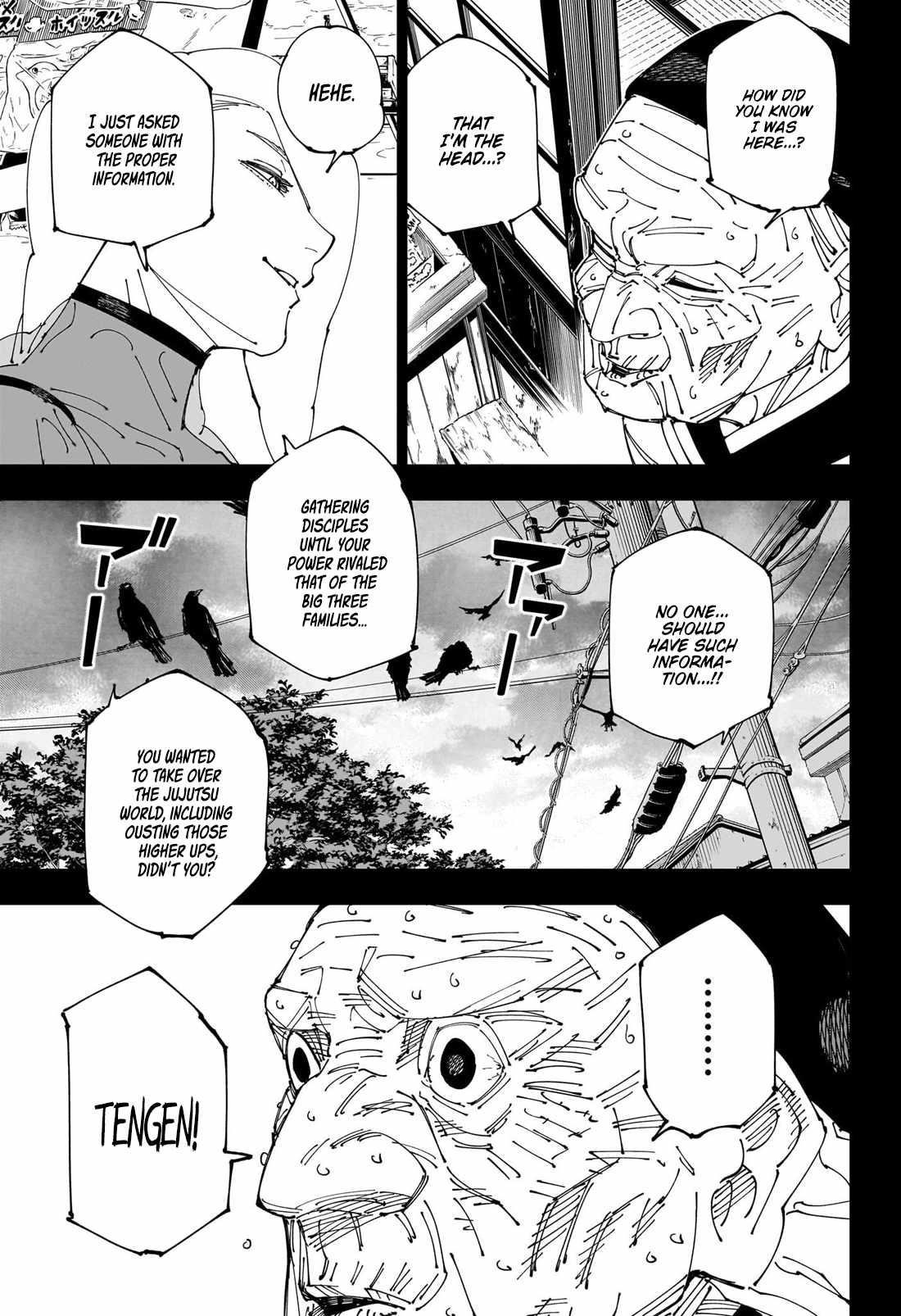JUJUTSU KAISEN Chapter 269 - Page 17 in English
