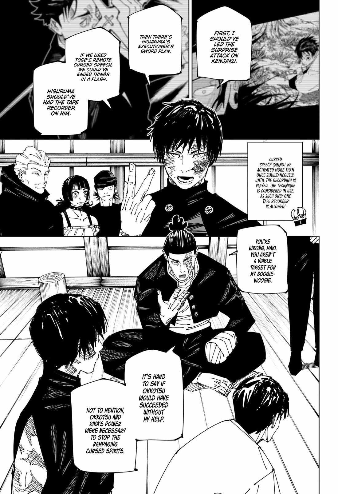 JUJUTSU KAISEN Chapter 269 - Page 5 in English
