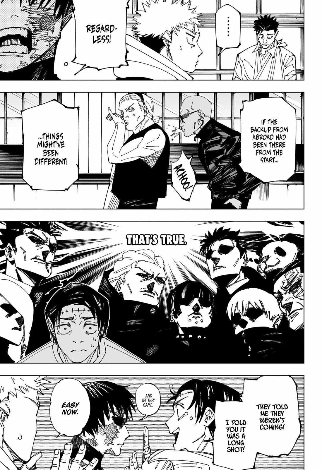 JUJUTSU KAISEN Chapter 269 - Page 7 in English