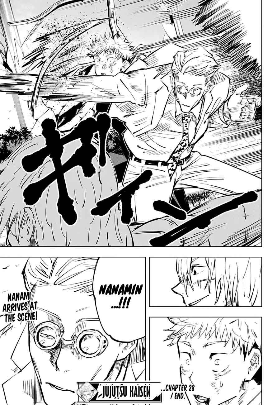 JUJUTSU KAISEN Chapter 28 - Page 20 in English