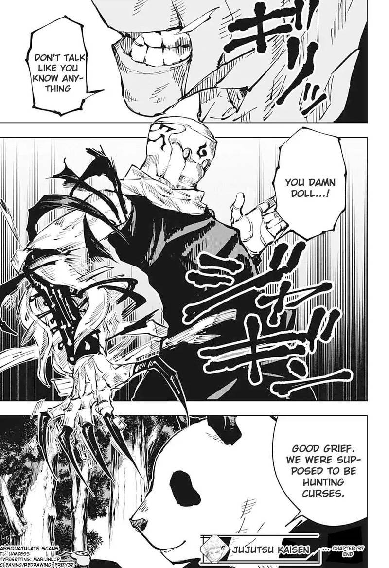 JUJUTSU KAISEN Chapter 37 - Page 20 in English