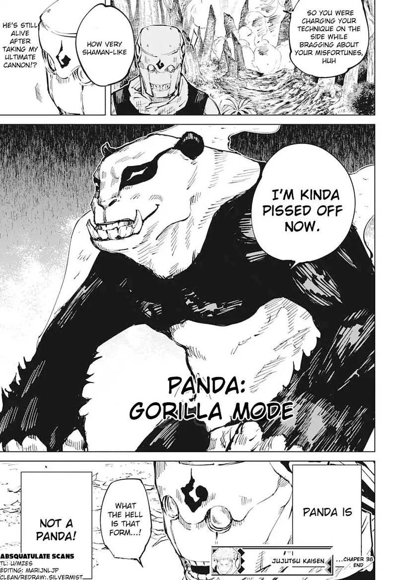 JUJUTSU KAISEN Chapter 38 - Page 18 in English