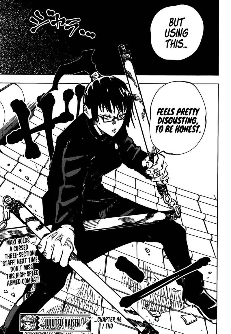 JUJUTSU KAISEN Chapter 46 - Page 21 in English