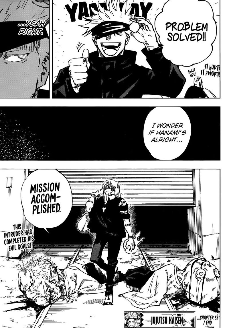 JUJUTSU KAISEN Chapter 52 - Page 17 in English