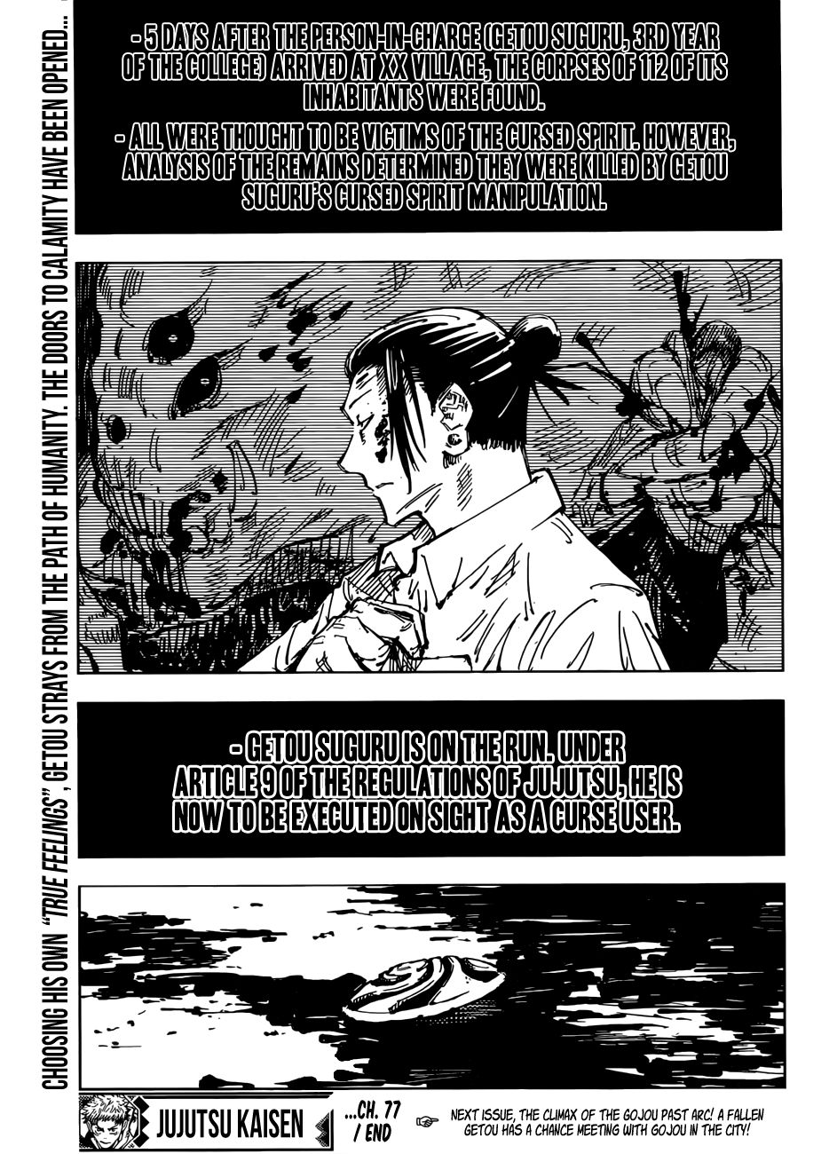 JUJUTSU KAISEN Chapter 77 - Page 21 in English