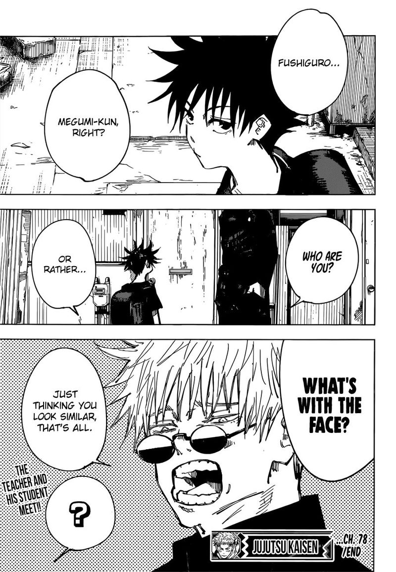JUJUTSU KAISEN Chapter 78 - Page 19 in English