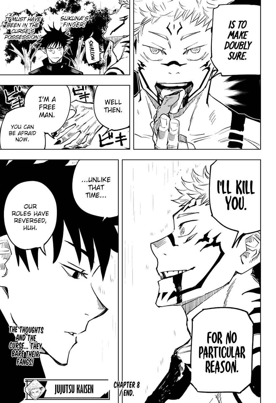 JUJUTSU KAISEN Chapter 8 - Page 18 in English