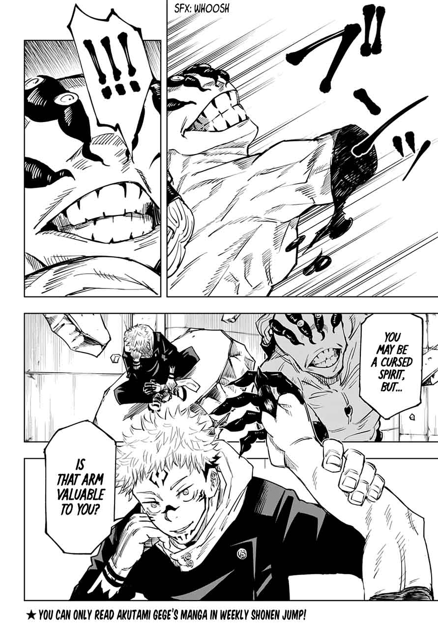 JUJUTSU KAISEN Chapter 8 - Page 8 in English