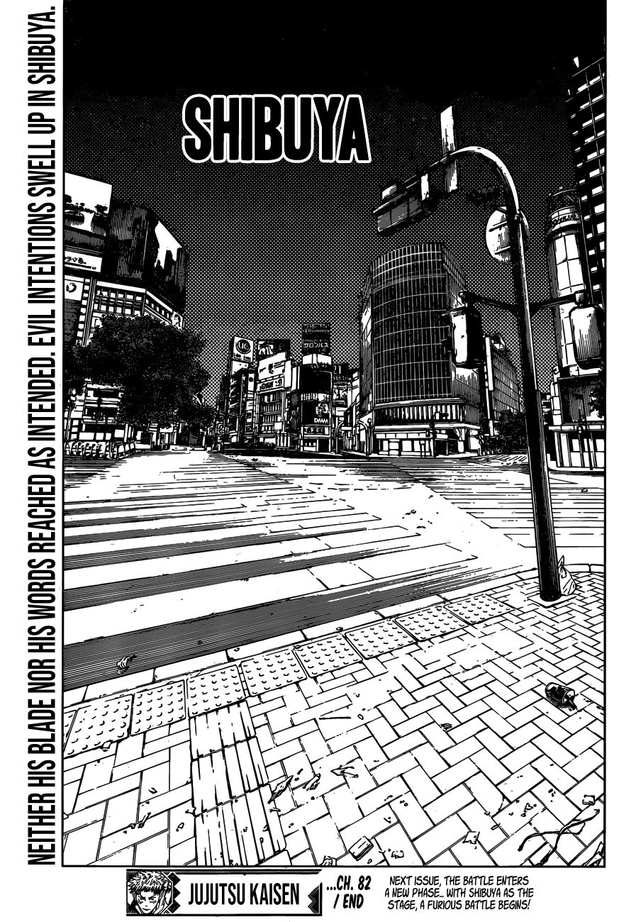 JUJUTSU KAISEN Chapter 82 - Page 18 in English