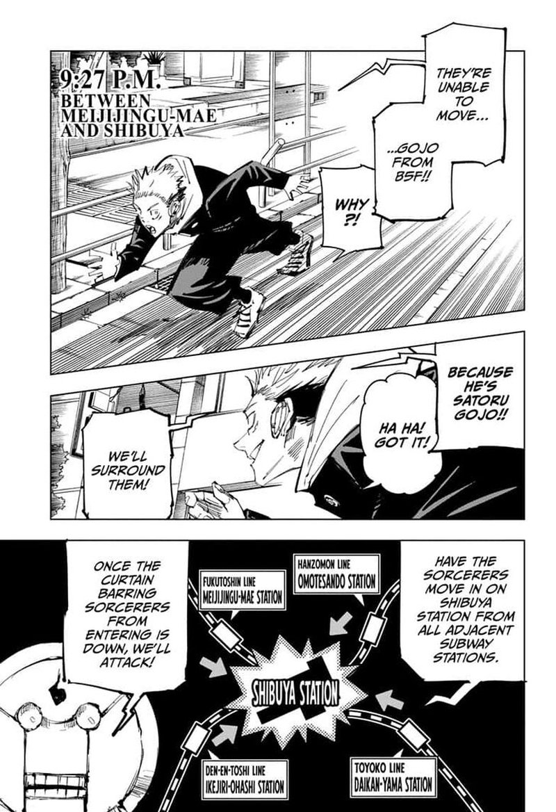 JUJUTSU KAISEN Chapter 92 - Page 9 in English