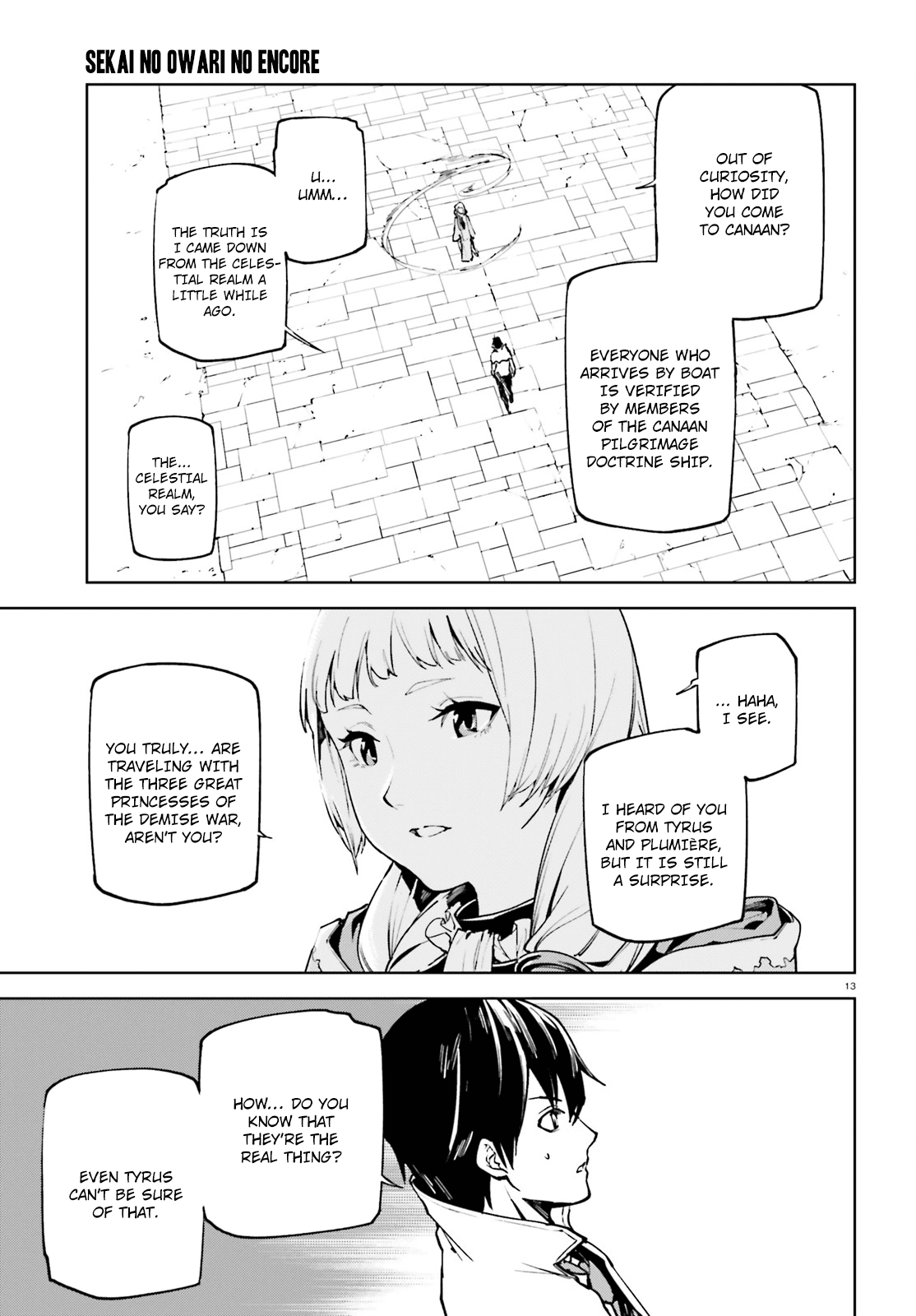 Sekai no Owari no Sekairoku Chapter 32 - Page 13 in English