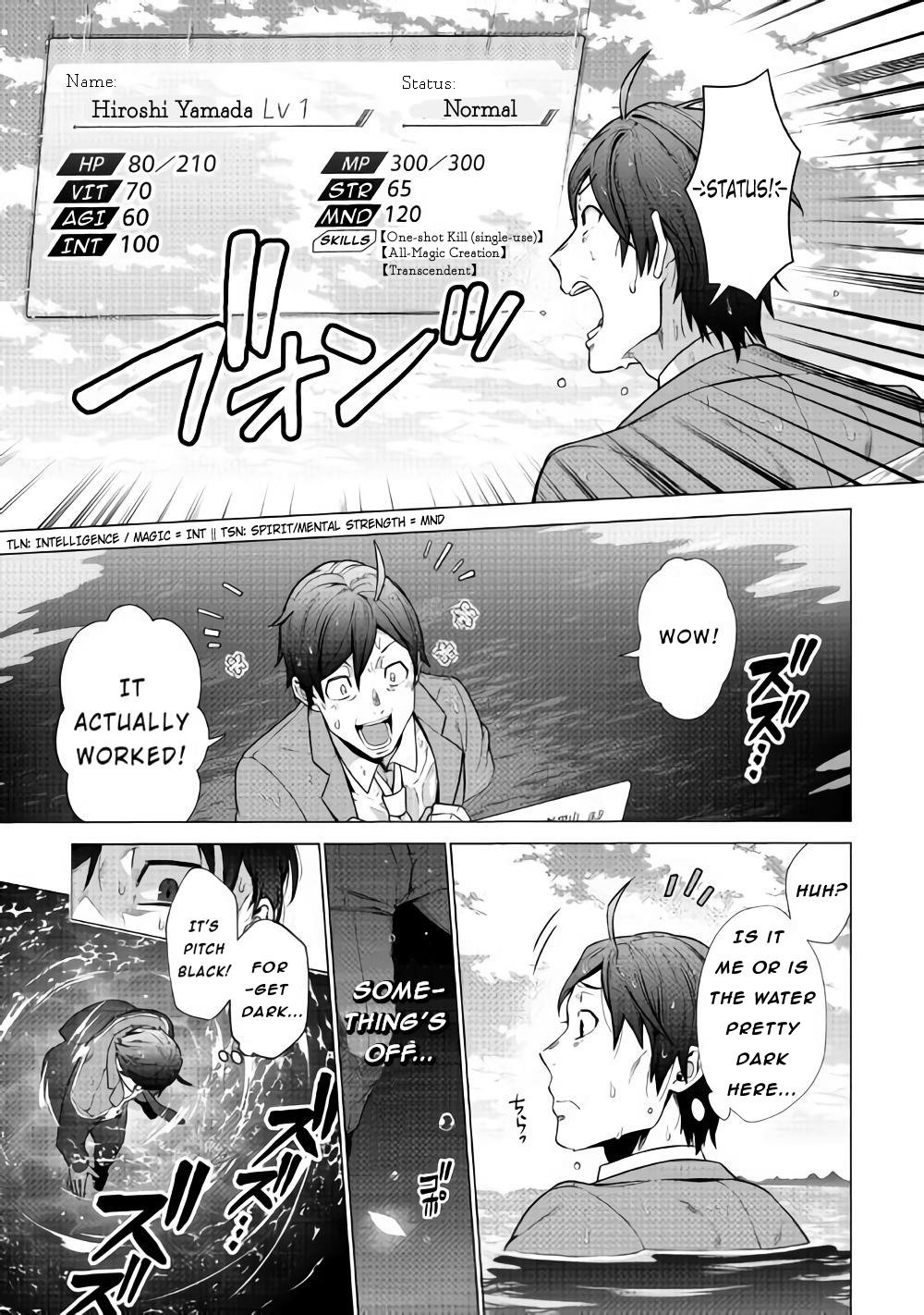 The Salaryman Traveling Another World At His Own Pace Chapter 1.2 - Page 3 in English