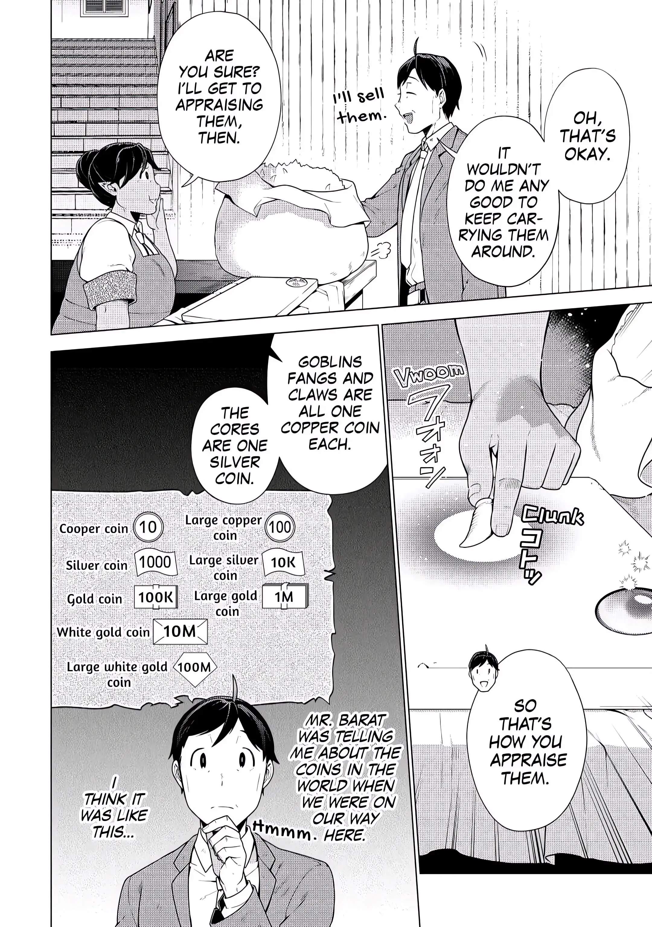 The Salaryman Traveling Another World At His Own Pace Chapter 6 - Page 14 in English