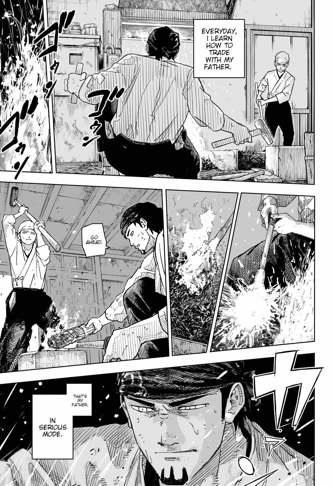 Kagurabachi Chapter 1 - Page 4 in English