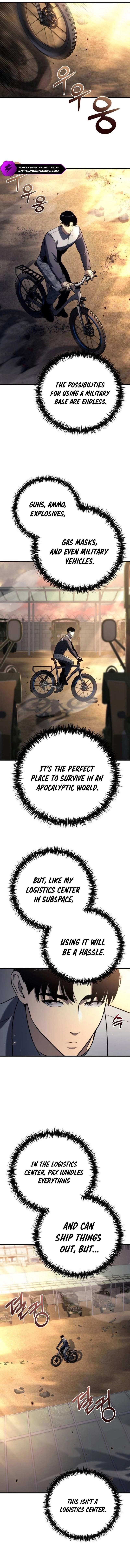 Hiding a Logistics Center in The Apocalypse Chapter 11 - Page 12 in English