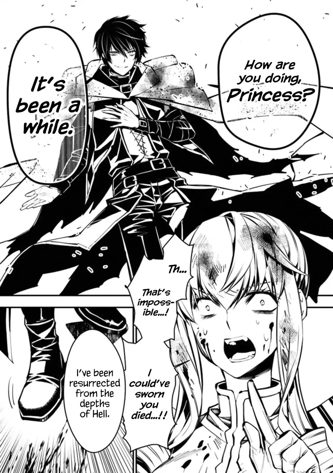Fukushuu O Koinegau Saikyou Yuusha Wa, Yami No Chikara De Senmetsu Musou Suru Chapter 1 - Page 32 in English