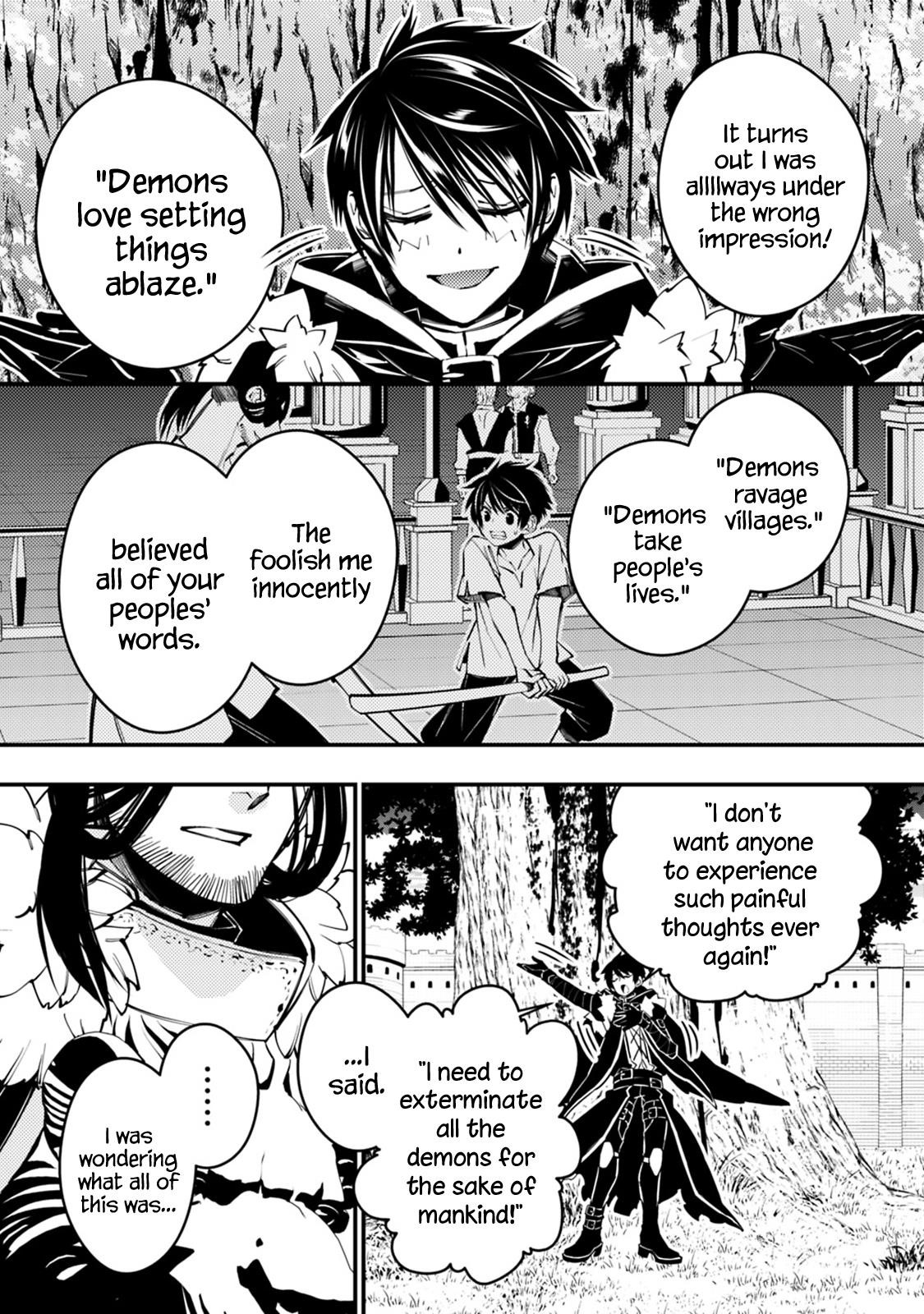 Fukushuu O Koinegau Saikyou Yuusha Wa, Yami No Chikara De Senmetsu Musou Suru Chapter 9 - Page 9 in English