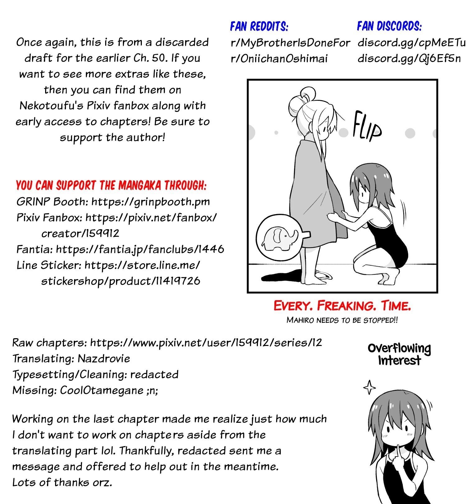Onii-Chan Is Done For Chapter 50.5 - Page 4 in English