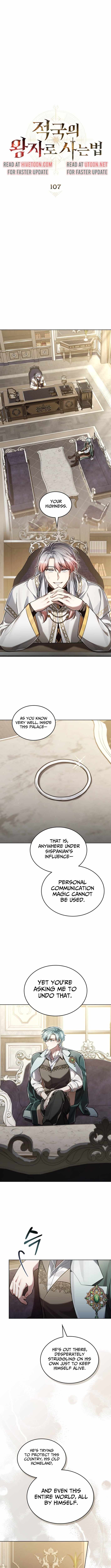 Reborn as the Enemy Prince Chapter 107 - Page 3 in English