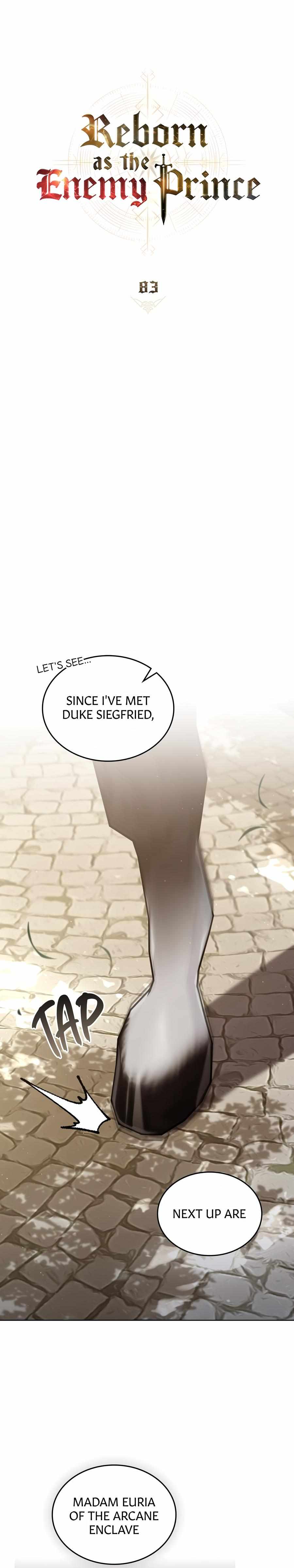 Reborn as the Enemy Prince Chapter 83 - Page 10 in English
