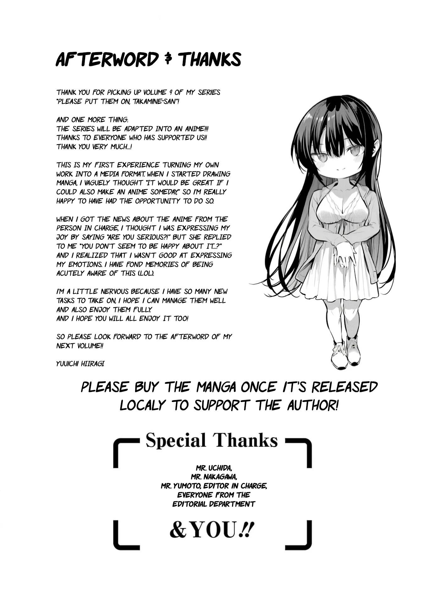 Please Put Them On, Takamine-san Chapter 57 - Page 23 in English