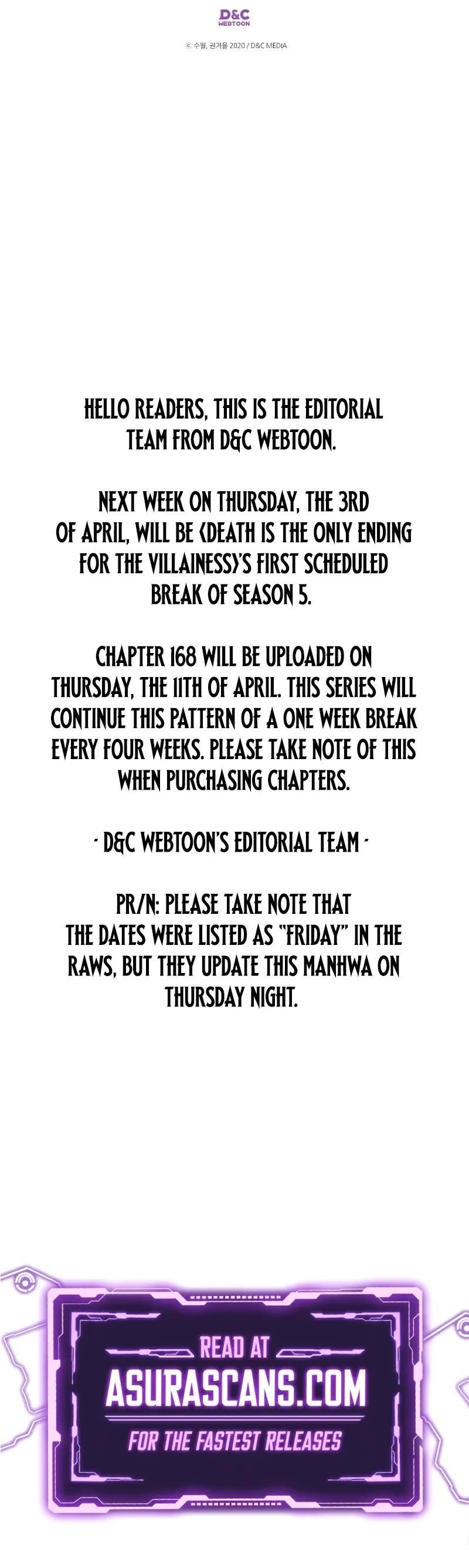 Death Is The Only Ending For The Villainess Chapter 167 - Page 38 in English