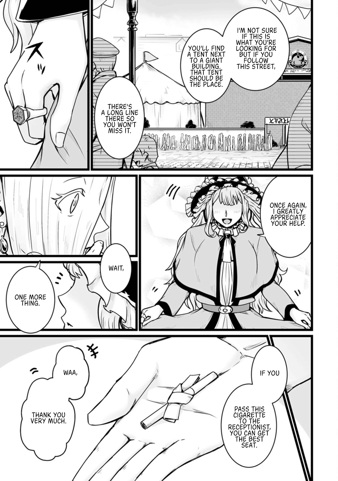 Living in Another World by Taking Commissions ~A Relaxing and Comfy Life of The Restoration Magician’s Staffing Agency~ Chapter 14 - Page 7 in English