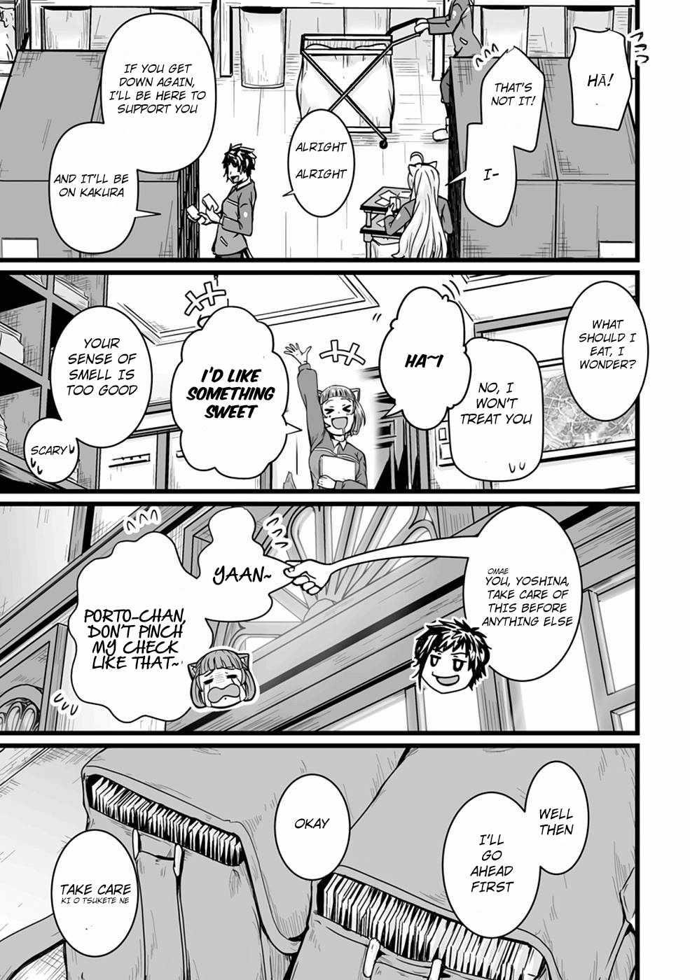 Living in Another World by Taking Commissions ~A Relaxing and Comfy Life of The Restoration Magician’s Staffing Agency~ Chapter 17 - Page 31 in English