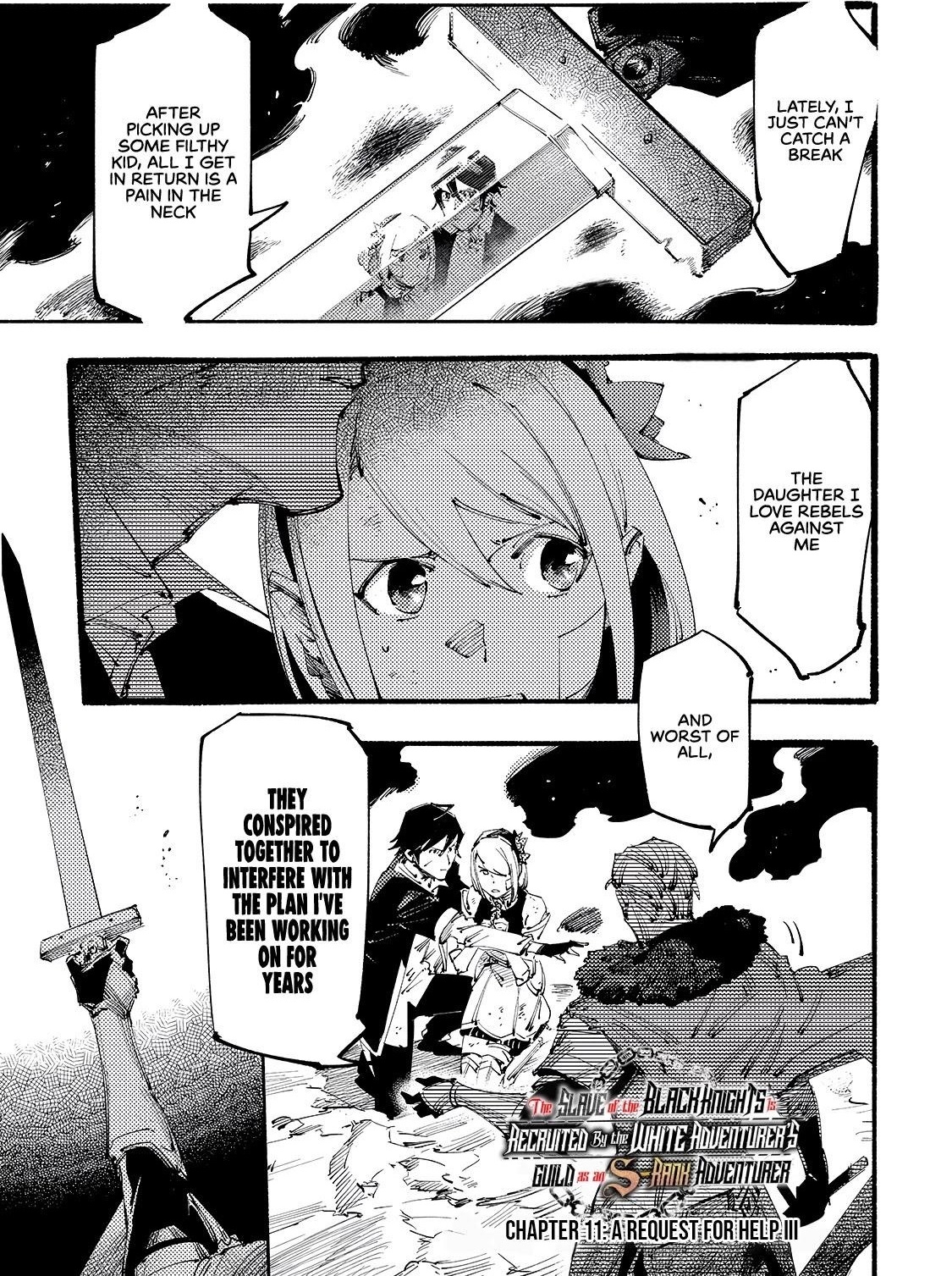The Slave of the “Black Knights” is Recruited by the “White Adventurer’s Guild” as a S Rank Adventurer Chapter 11 - Page 1 in English
