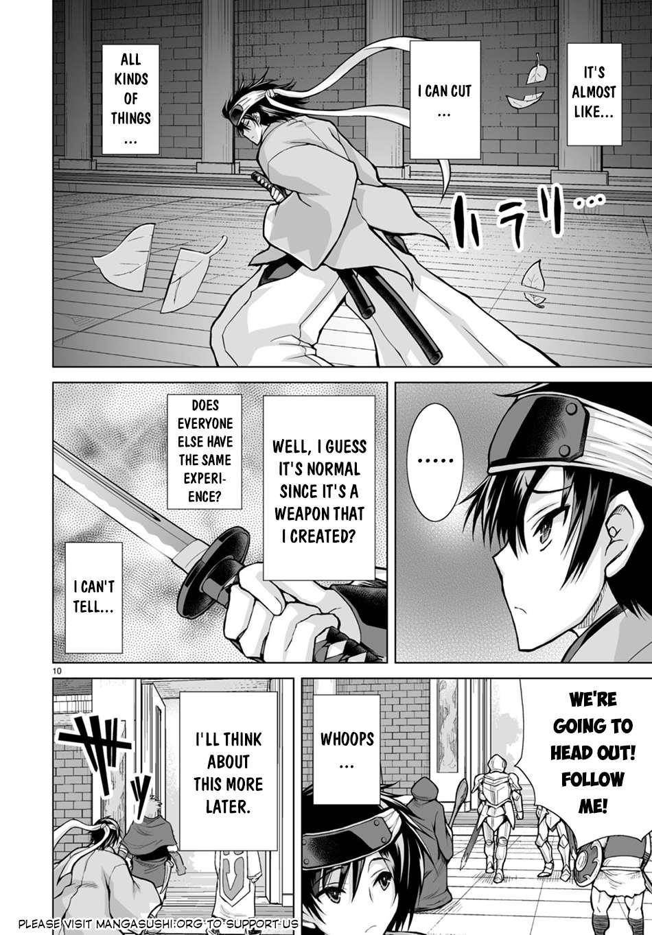I Was Summoned to Another World, but I Got the Power to Cut Anything, so It Was Easy Mode Chapter 2 - Page 10 in English