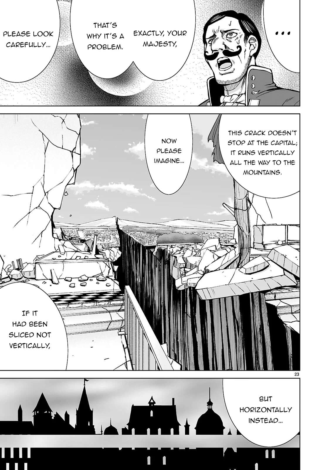 I Was Summoned to Another World, but I Got the Power to Cut Anything, so It Was Easy Mode Chapter 21 - Page 23 in English