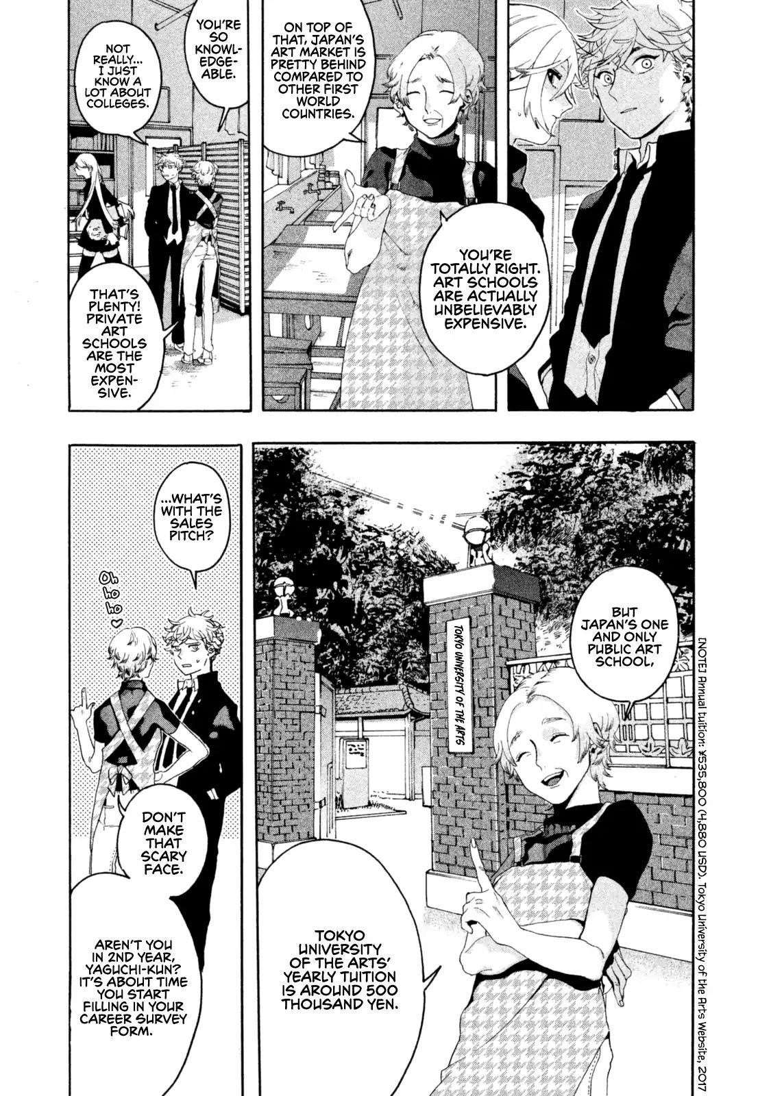 Blue Period Chapter 1 - Page 29 in English