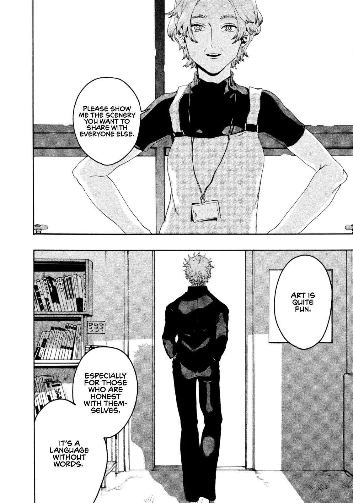 Blue Period Chapter 1 - Page 32 in English