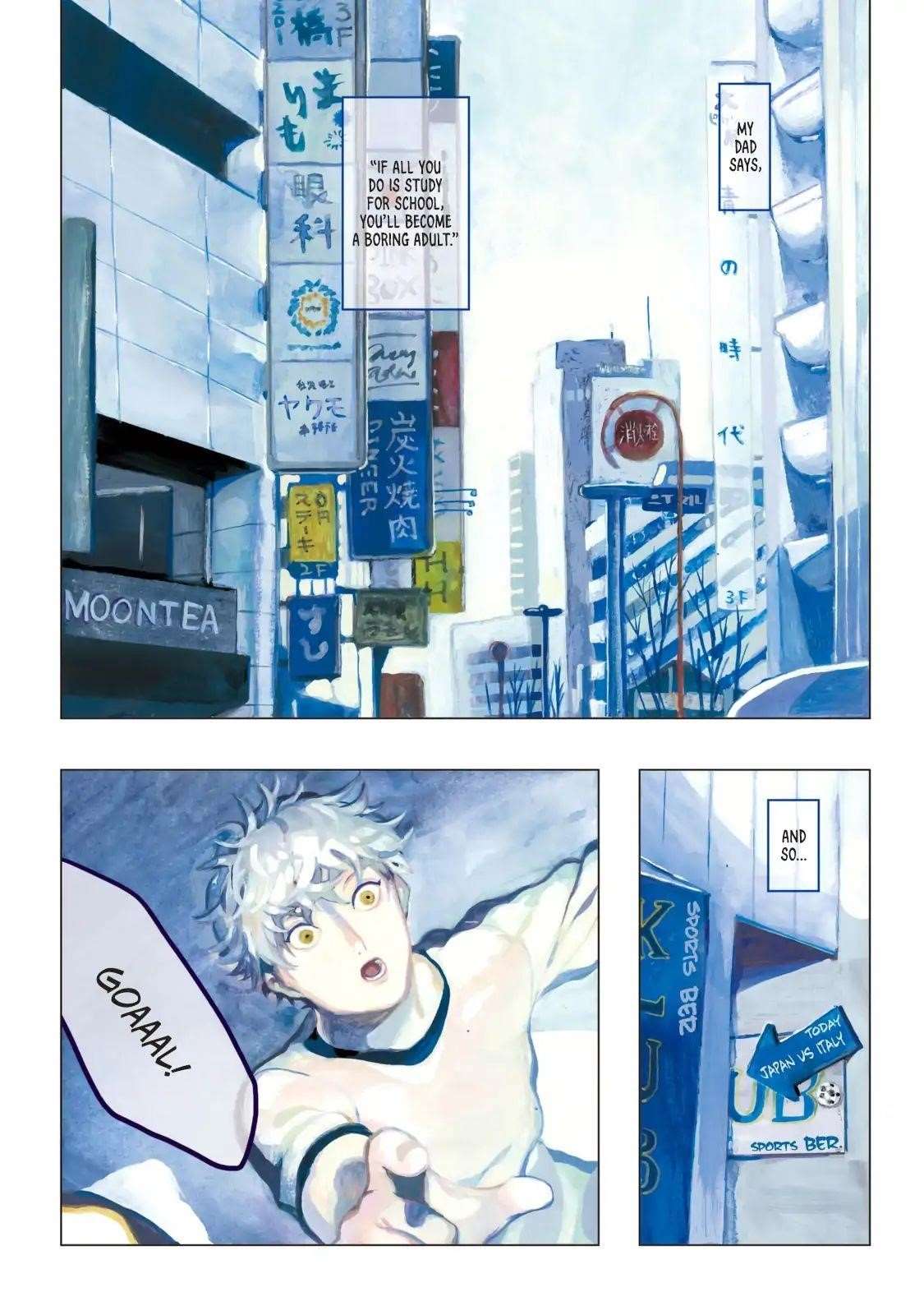 Blue Period Chapter 1 - Page 4 in English