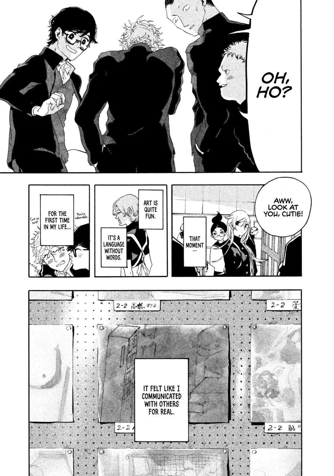 Blue Period Chapter 1 - Page 58 in English