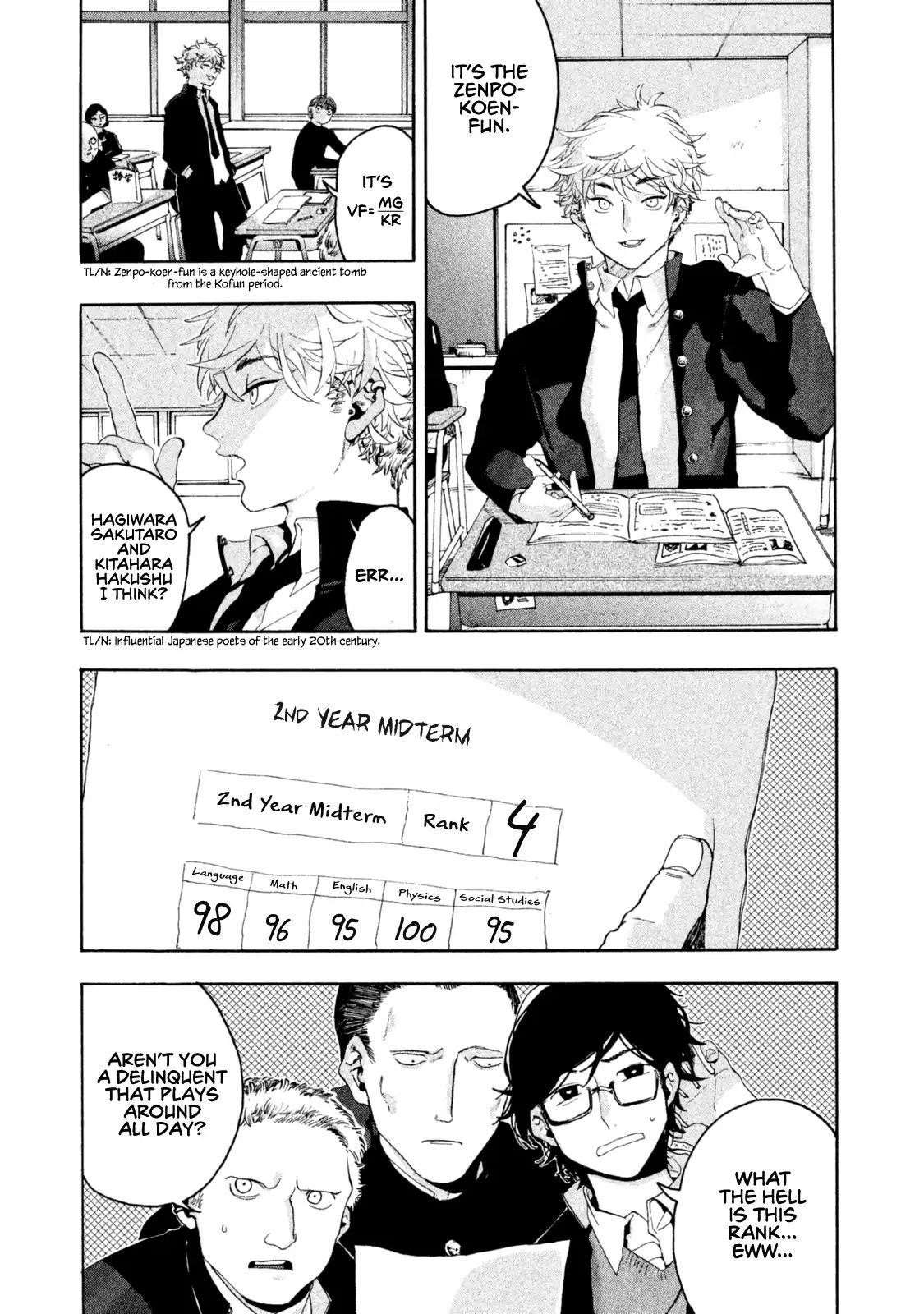 Blue Period Chapter 1 - Page 9 in English