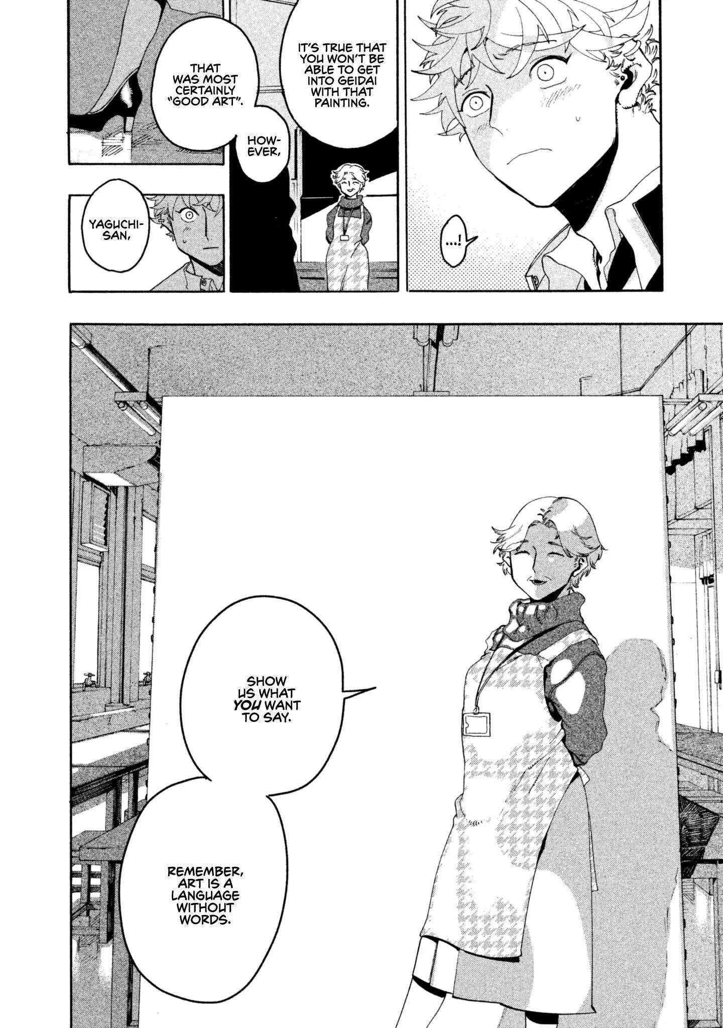 Blue Period Chapter 10 - Page 21 in English