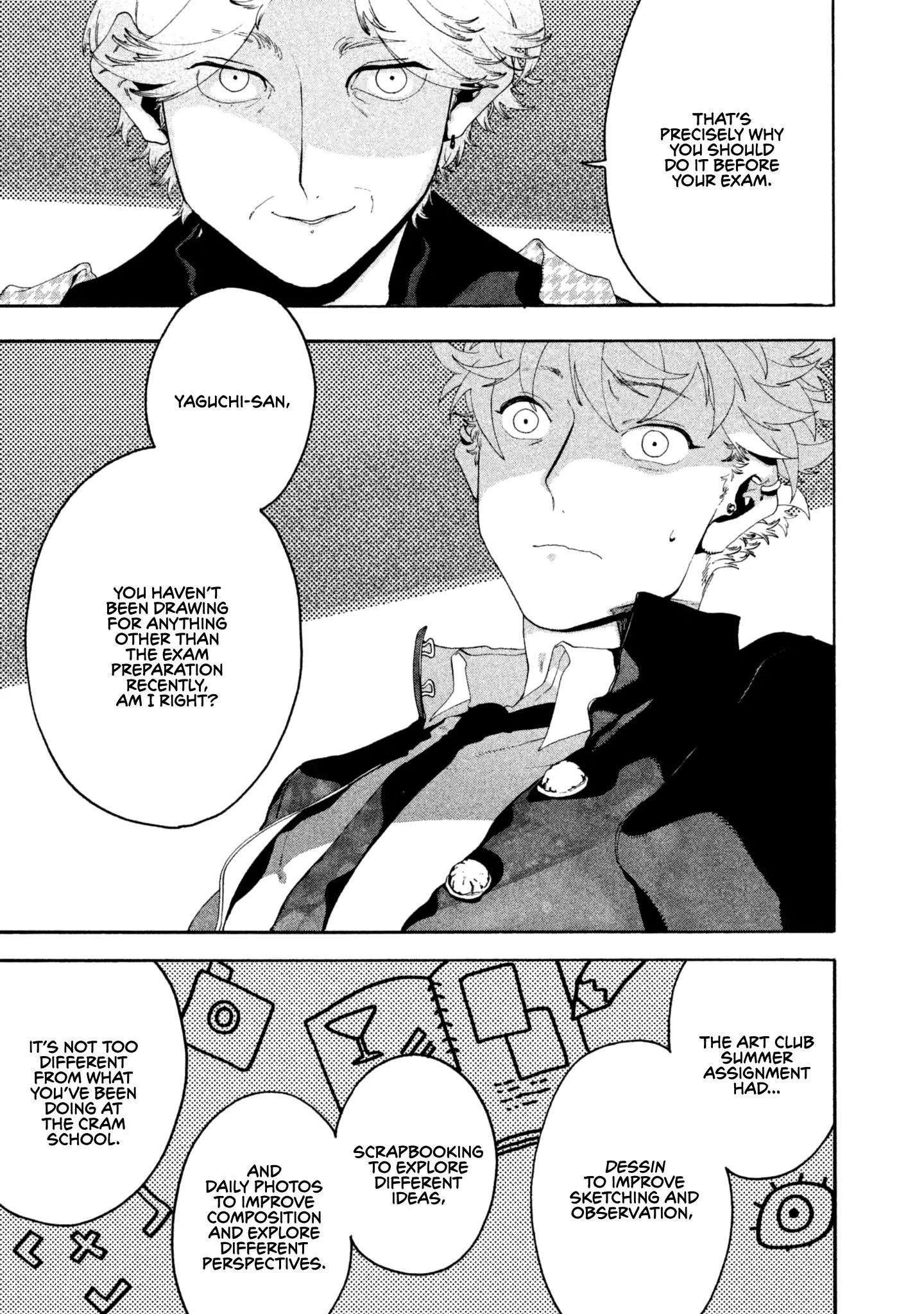 Blue Period Chapter 10 - Page 4 in English
