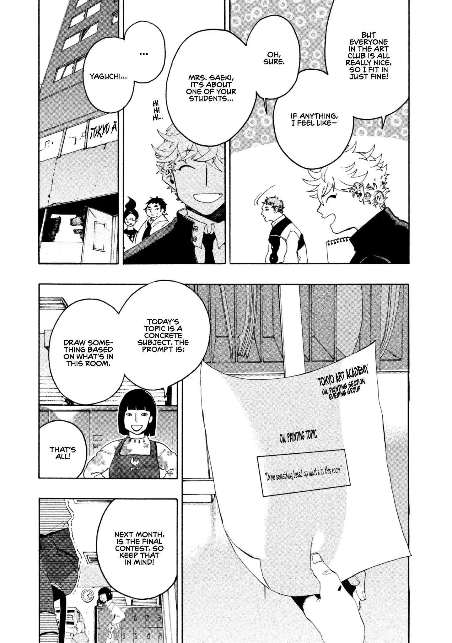 Blue Period Chapter 10 - Page 8 in English