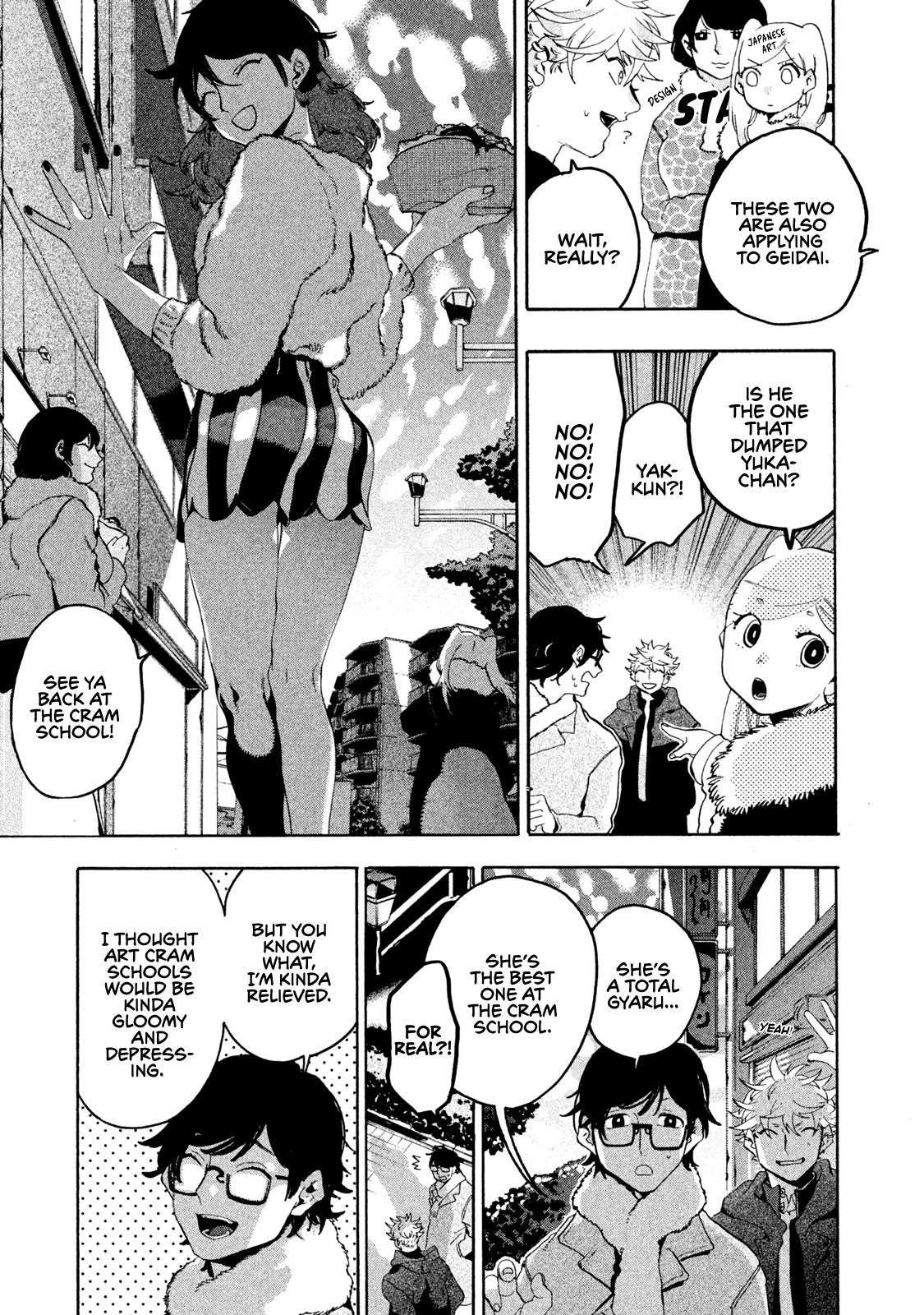 Blue Period Chapter 13 - Page 10 in English