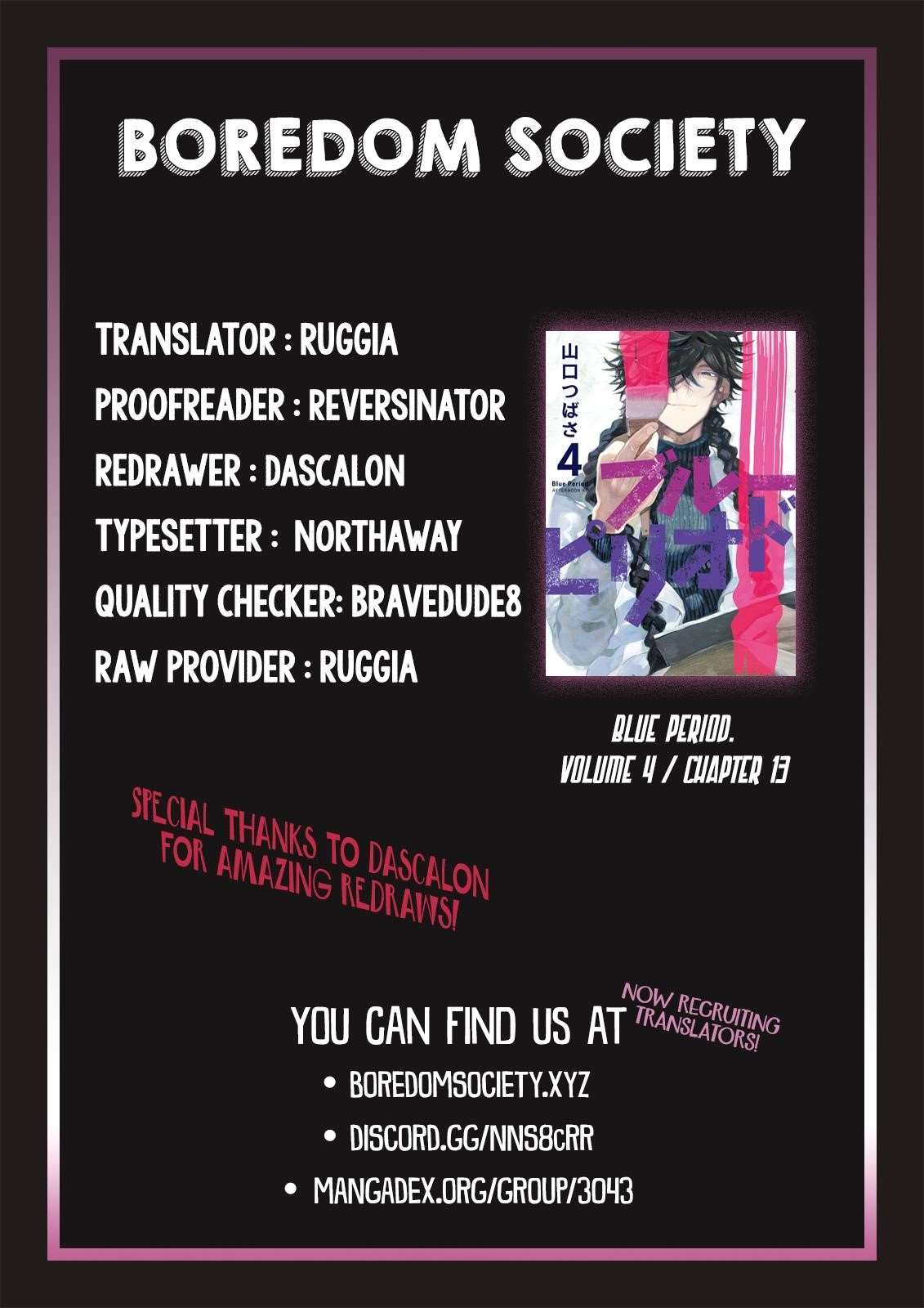 Blue Period Chapter 13 - Page 51 in English