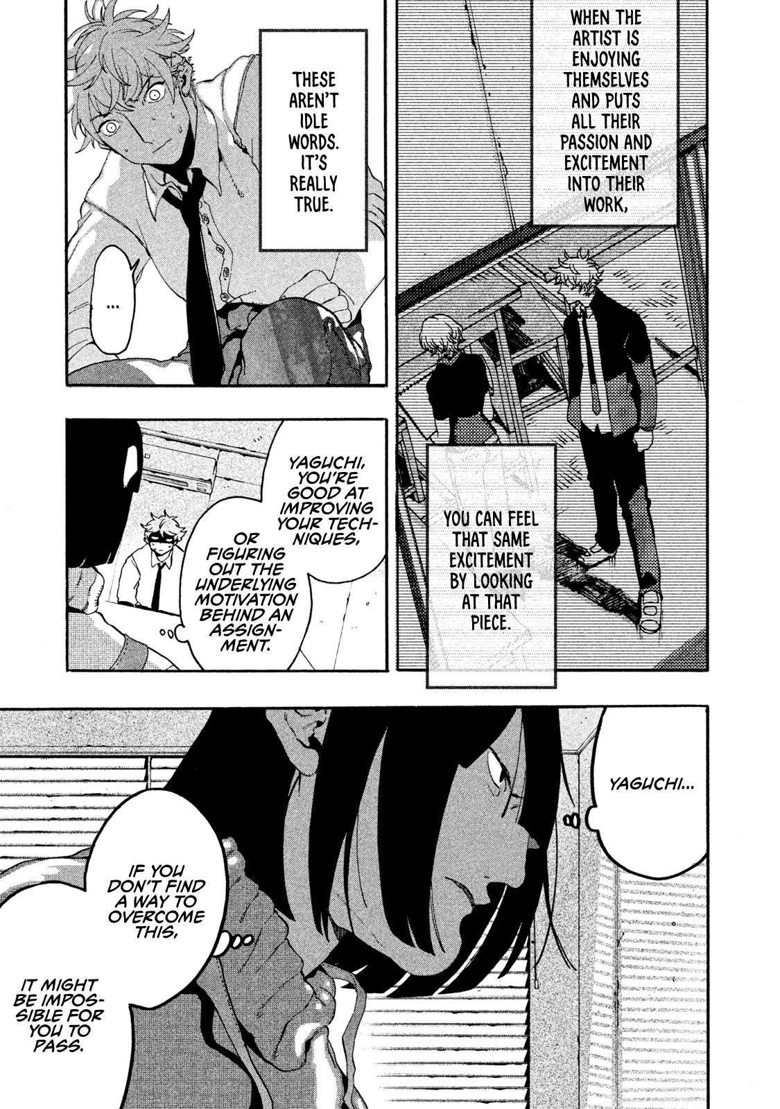 Blue Period Chapter 14 - Page 21 in English