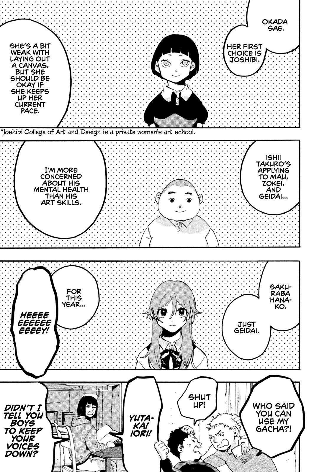 Blue Period Chapter 14 - Page 3 in English