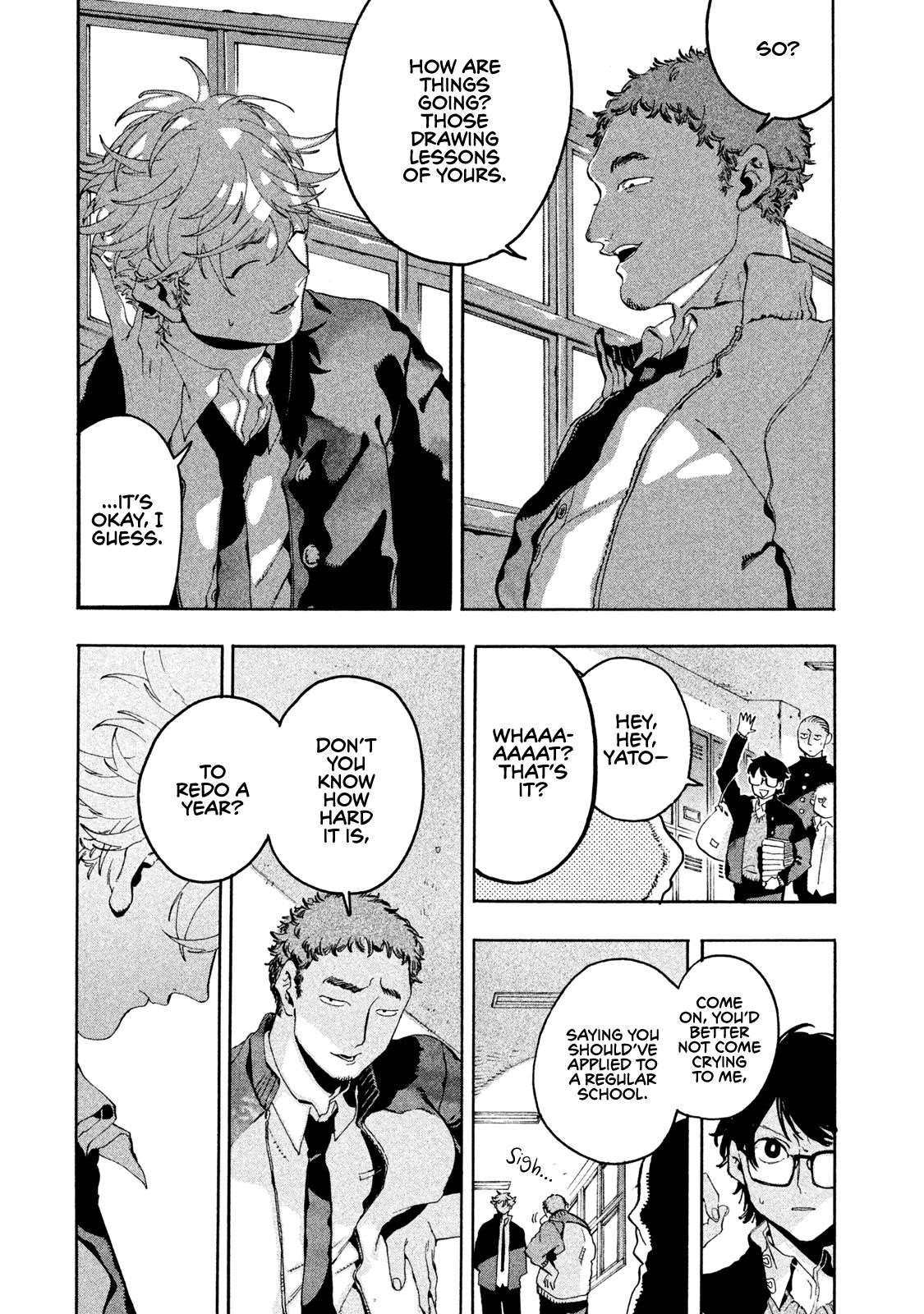 Blue Period Chapter 14 - Page 9 in English