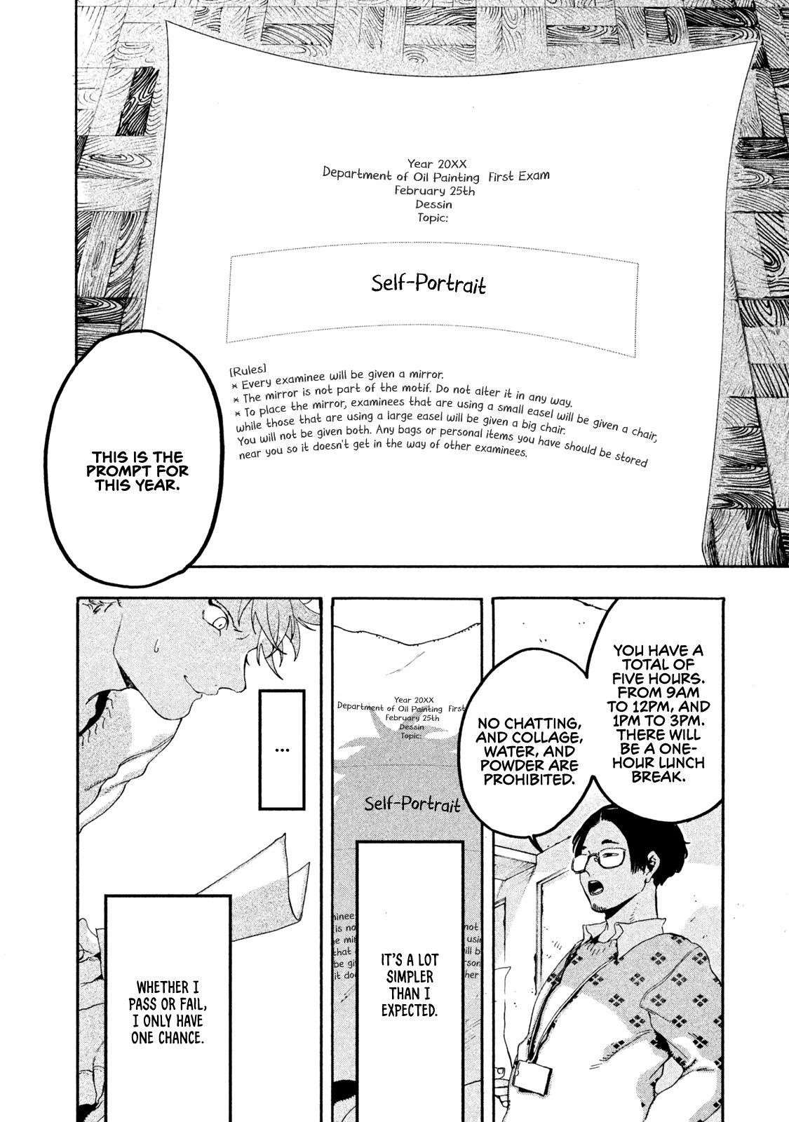 Blue Period Chapter 15 - Page 42 in English