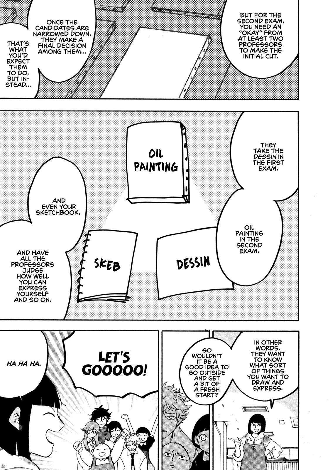 Blue Period Chapter 17 - Page 10 in English