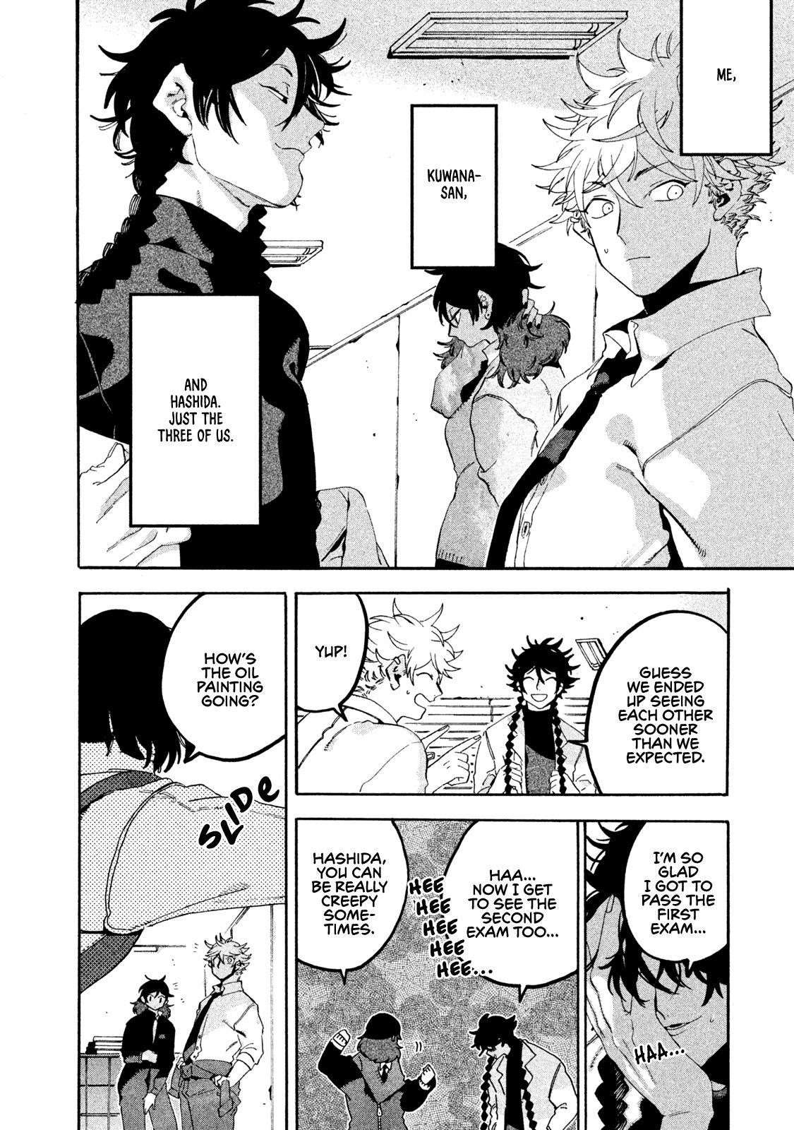 Blue Period Chapter 18 - Page 4 in English