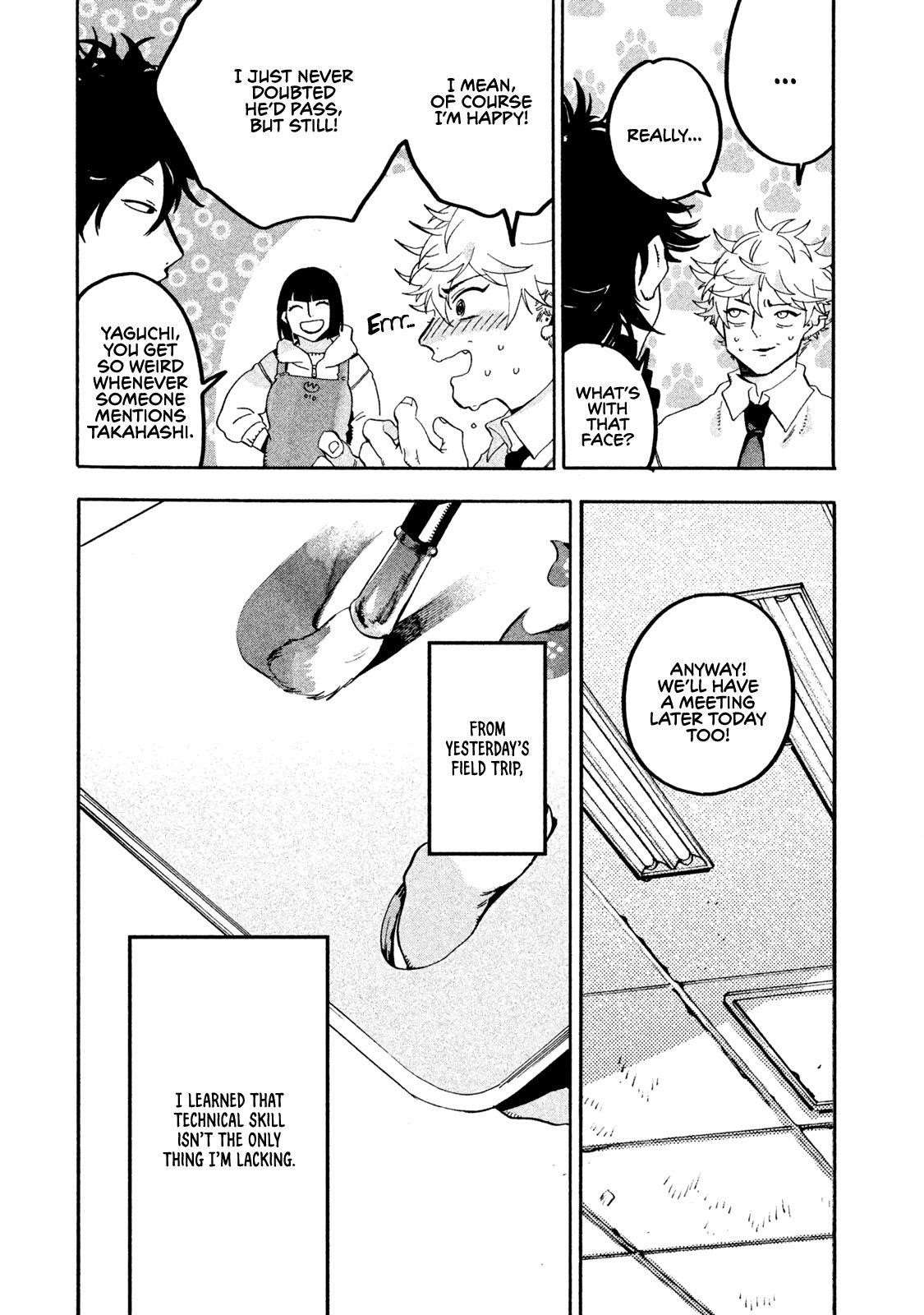 Blue Period Chapter 18 - Page 7 in English