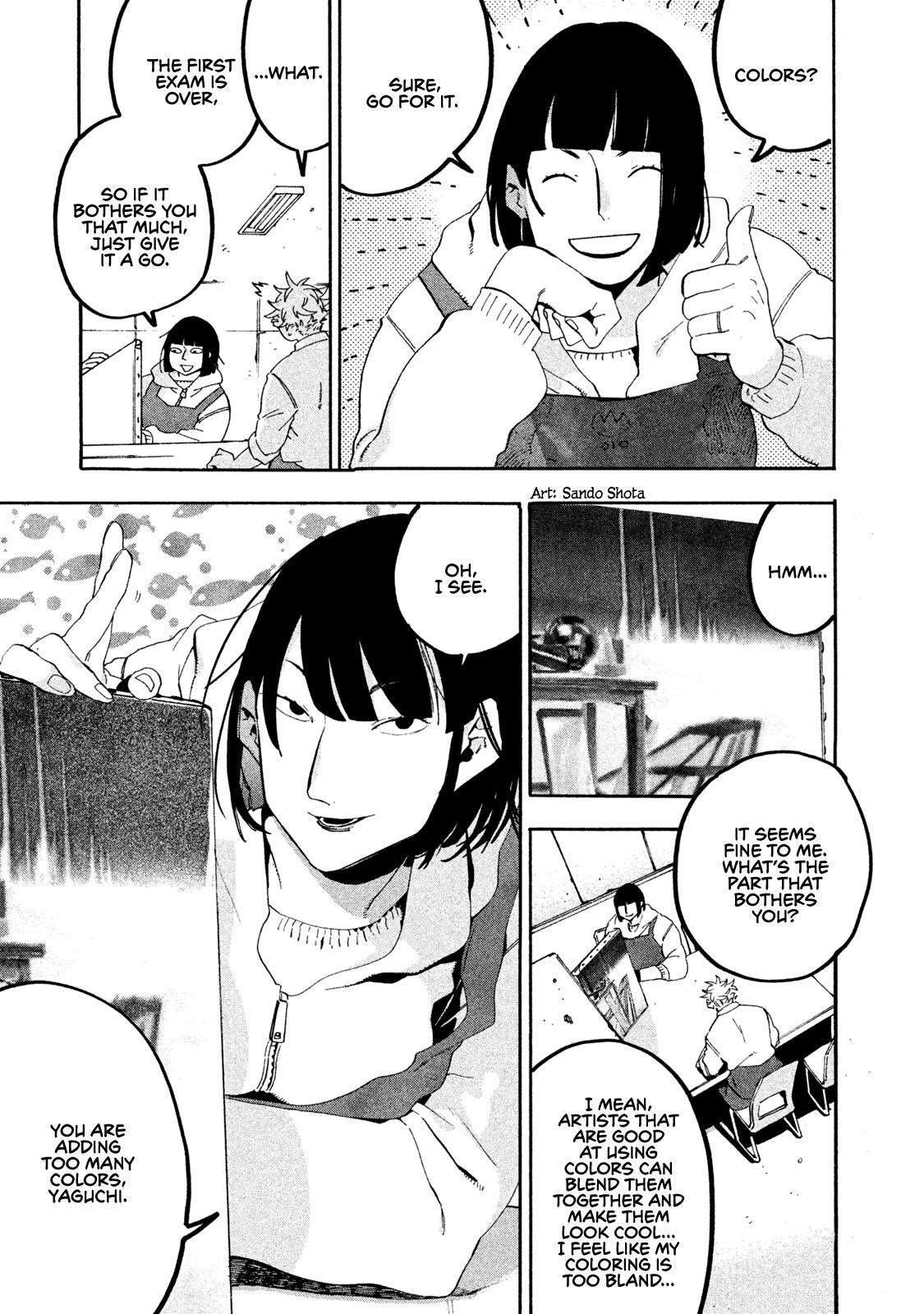 Blue Period Chapter 18 - Page 9 in English