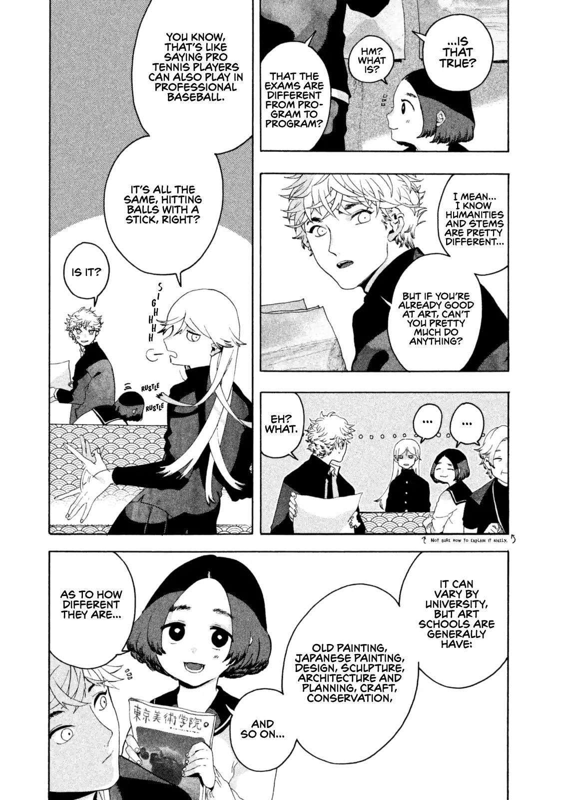 Blue Period Chapter 2 - Page 11 in English